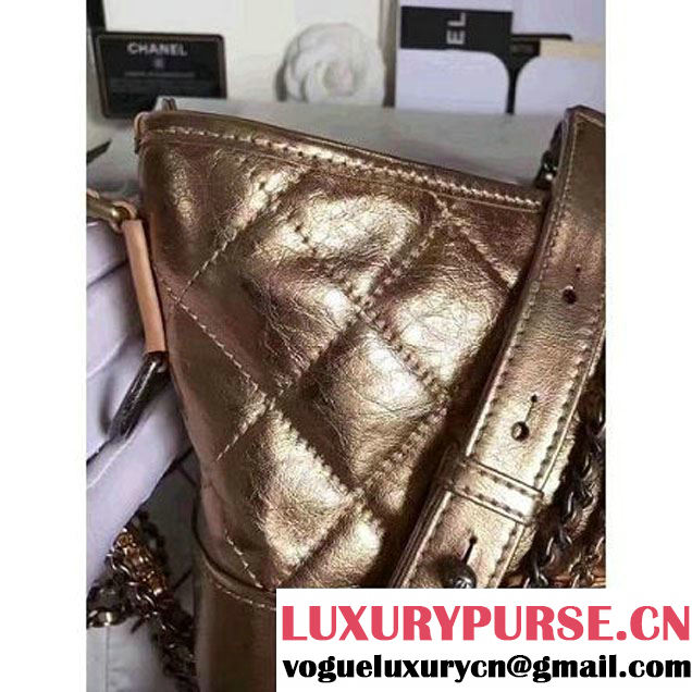 Chanel's Gabrielle Small Hobo Bag A91810 Pink Gold S/S 2017 (KN-7051833 )