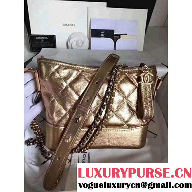Chanel's Gabrielle Small Hobo Bag A91810 Pink Gold S/S 2017 (KN-7051833 )