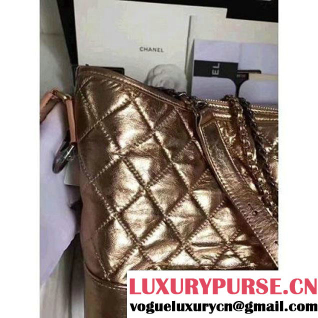 Chanel Gabrielle Medium Hobo Bag A93824 Pink Gold 2017 (KN-7051834 )