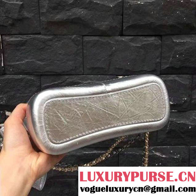 Chanel's Gabrielle Small Hobo Bag A91810 Silver 2017 (2A143-7051835 )
