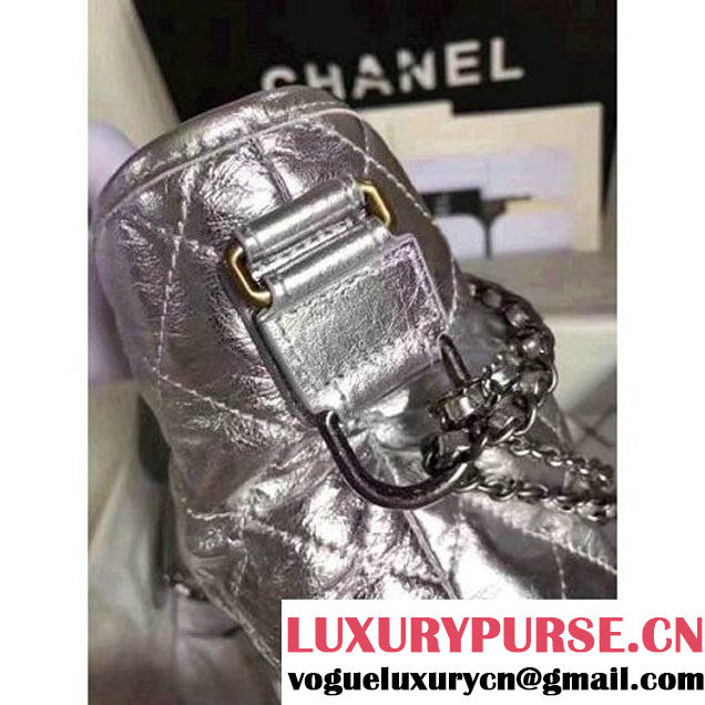 Chanel Gabrielle Medium Hobo Bag A93824 Silver 2017 (KN-7051836 )