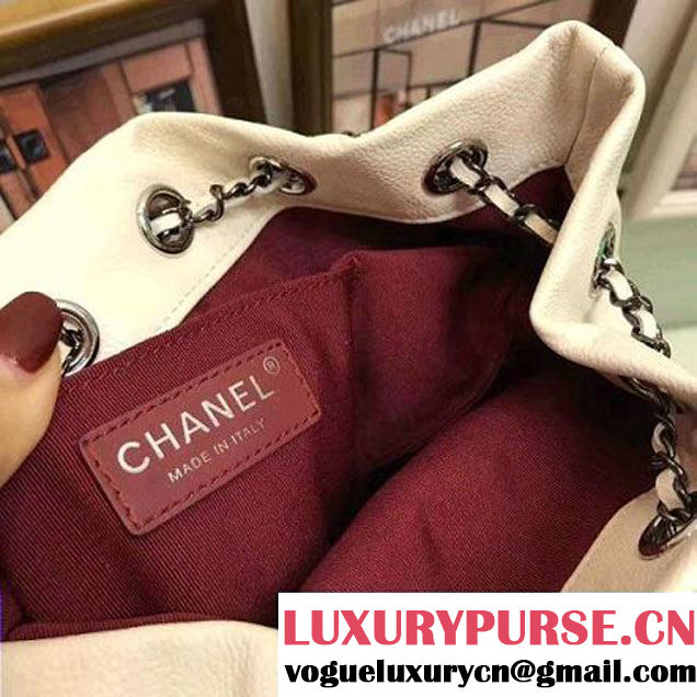 Chanel Gabrielle Large Purse Bag A98788 White/Black 2017 (AV-7053101 )