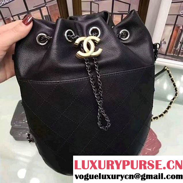 Chanel Gabrielle Large Purse Bag A98788 Black 2017 (AV-7053102 )