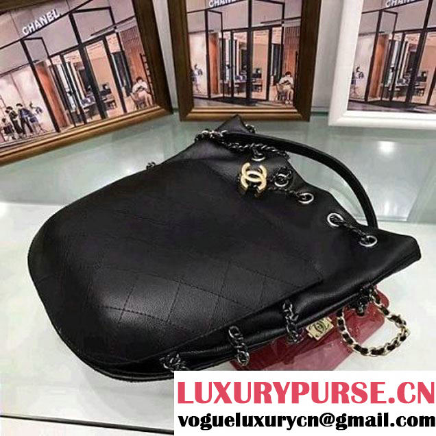 Chanel Gabrielle Large Purse Bag A98788 Black 2017 (AV-7053102 )