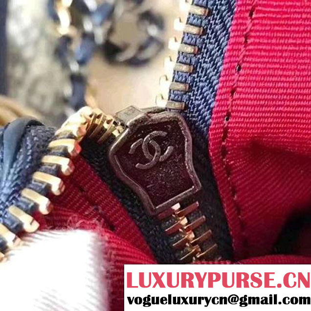 Chanel's Gabrielle Small Hobo Bag A91810 Navy Blue S/S 2017 (KN-70601211 )