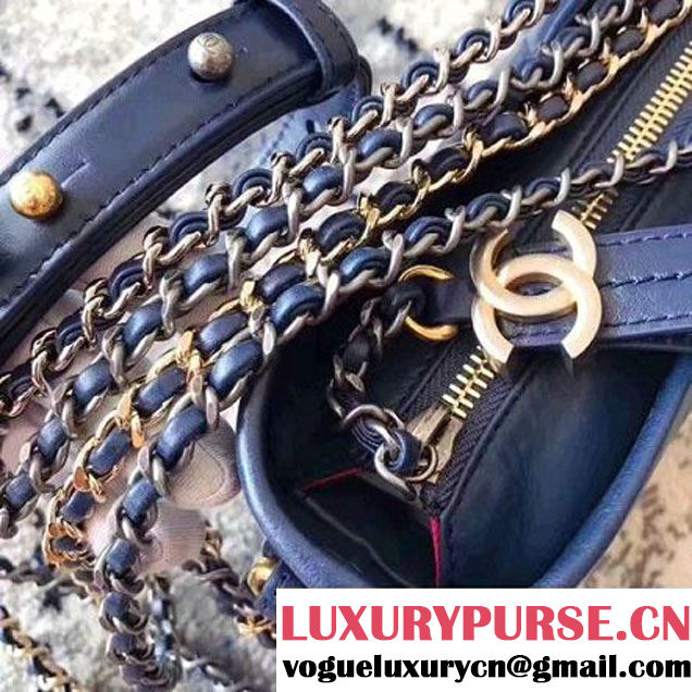 Chanel's Gabrielle Small Hobo Bag A91810 Navy Blue S/S 2017 (KN-70601211 )