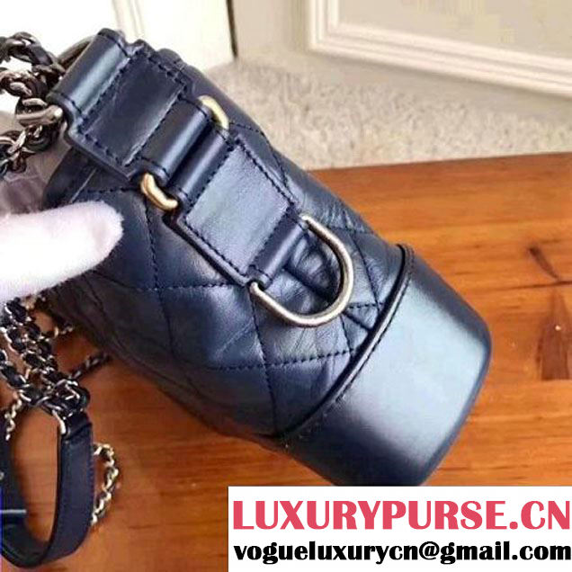 Chanel Gabrielle Medium Hobo Bag A93824 Navy Blue 2017 (KN-70601212 )