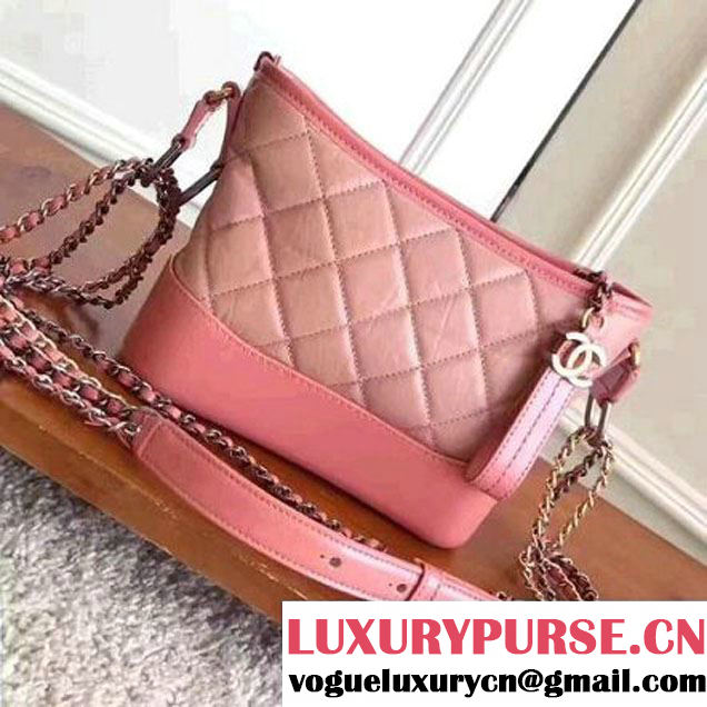 Chanel's Gabrielle Small Hobo Bag A91810 Pink S/S 2017 (KN-70601213 )