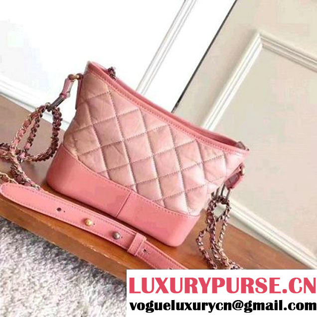 Chanel's Gabrielle Small Hobo Bag A91810 Pink S/S 2017 (KN-70601213 )