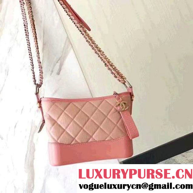 Chanel's Gabrielle Small Hobo Bag A91810 Pink S/S 2017 (KN-70601213 )