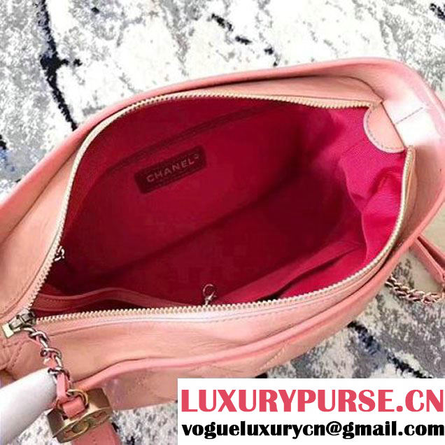 Chanel Gabrielle Medium Hobo Bag A93824 Pink 2017 (KN-70601214 )