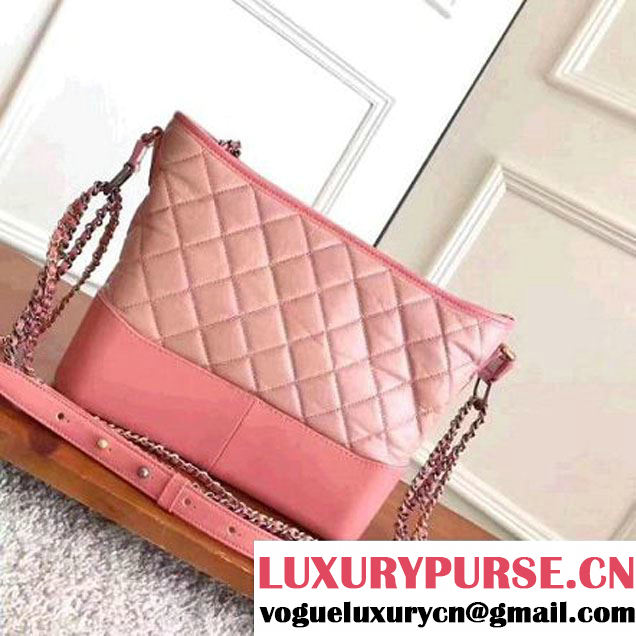 Chanel Gabrielle Medium Hobo Bag A93824 Pink 2017 (KN-70601214 )