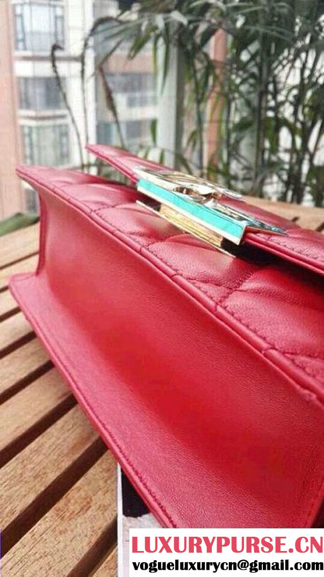Chanel Red Golden WOC Flap Bag