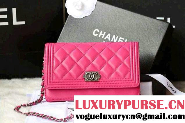 Chanel Boy WOC Bag in Fushcia