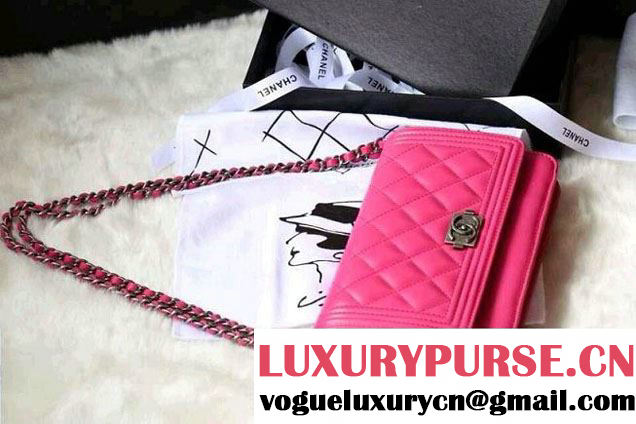 Chanel Boy WOC Bag in Fushcia