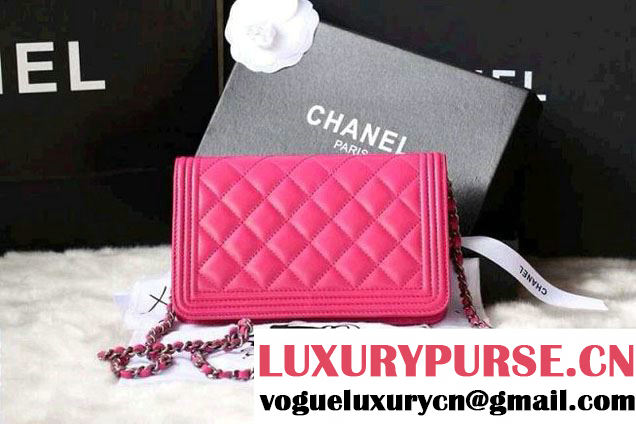 Chanel Boy WOC Bag in Fushcia