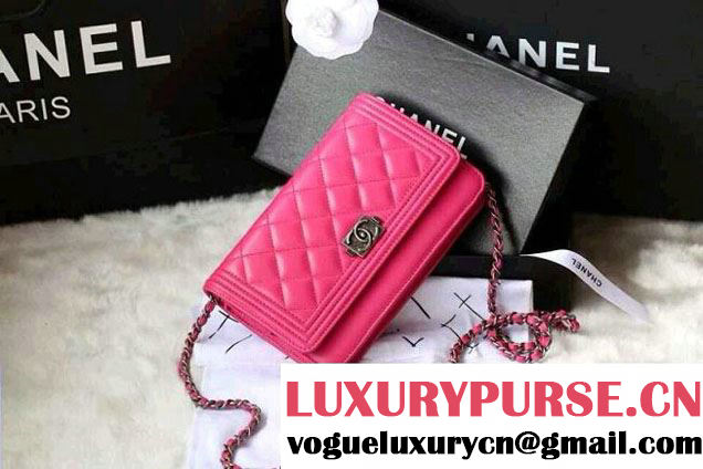Chanel Boy WOC Bag in Fushcia