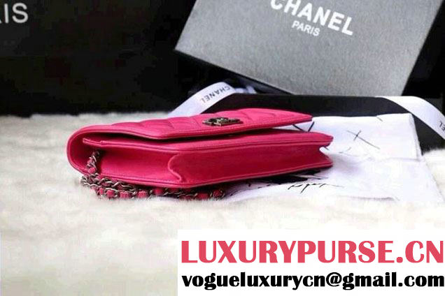 Chanel Boy WOC Bag in Fushcia