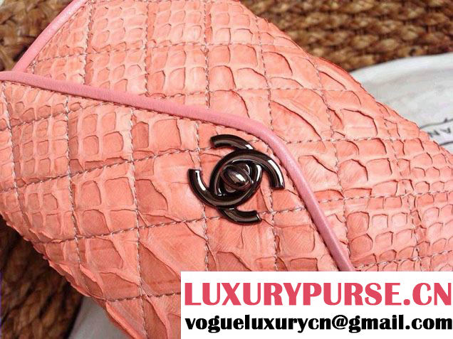 Chanel Envelope Snakeskin Falp WOC Bag 2014
