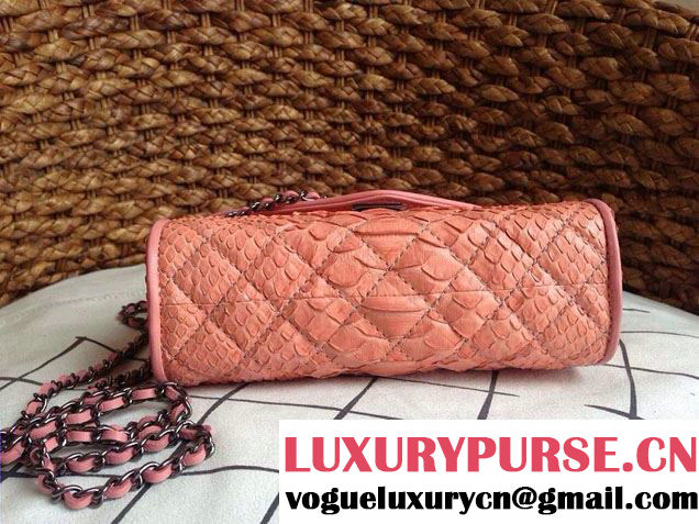 Chanel Envelope Snakeskin Falp WOC Bag 2014