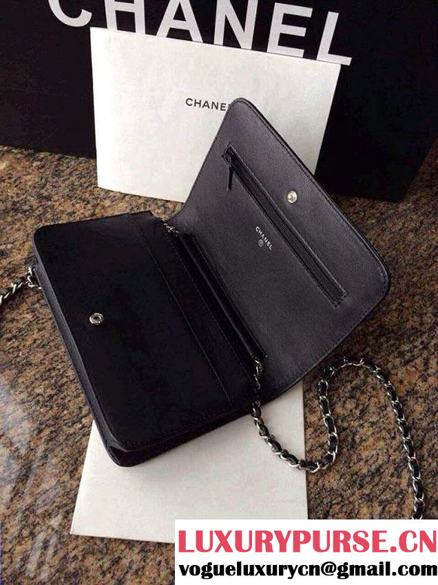 Chanel WOC Bag in Patent Black 2014