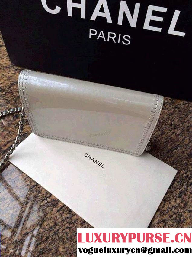 Chanel WOC Bag in Patent Black 2014