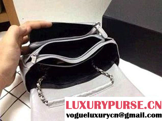 Chanel CC lambskin WOC bag in Gray 2014