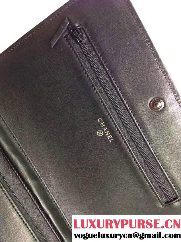 Chanel Boy Studded Wallet On Chain (WOC) Bag 2014