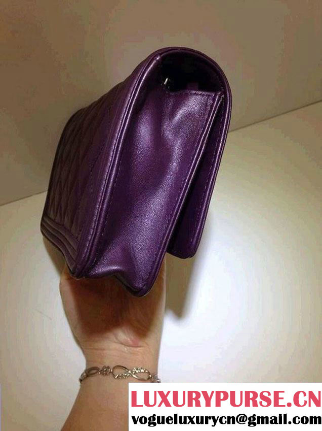 Chanel Boy WOC Bag in Purple