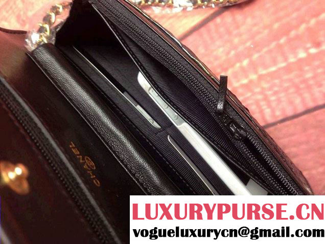 Chanel Python Wallet On Chain (WOC) Bag