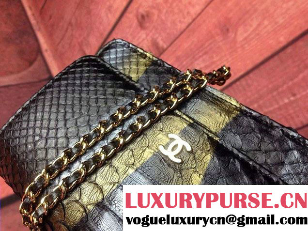 Chanel Python Wallet On Chain (WOC) Bag