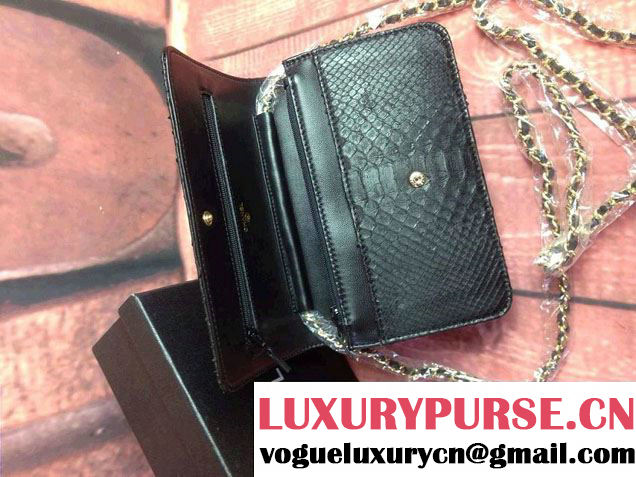 Chanel Python Wallet On Chain (WOC) Bag