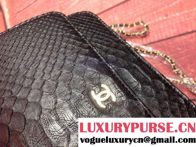 Chanel Python Wallet On Chain (WOC) Bag