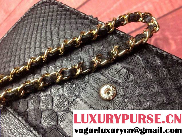 Chanel Python Wallet On Chain (WOC) Bag