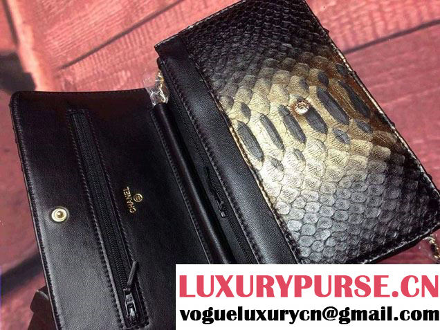 Chanel Python Wallet On Chain (WOC) Bag