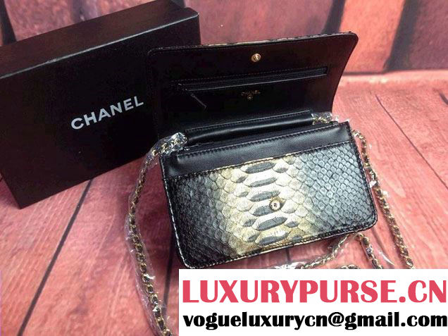 Chanel Python Wallet On Chain (WOC) Bag