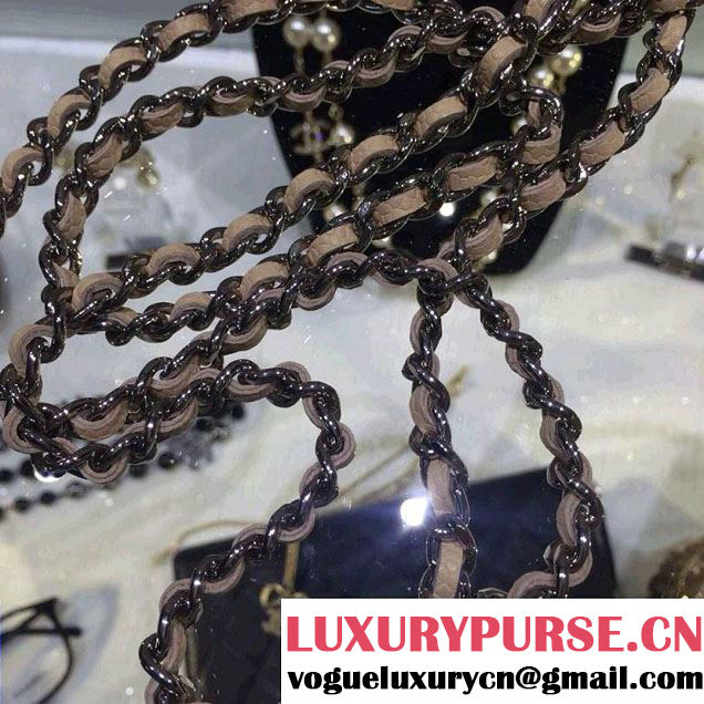 Chanel Timeless CC Wallet On Chain WOC Bag Apricot