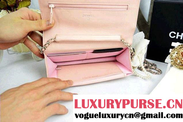Chanel Timeless CC Wallet On Chain WOC Bag Pink