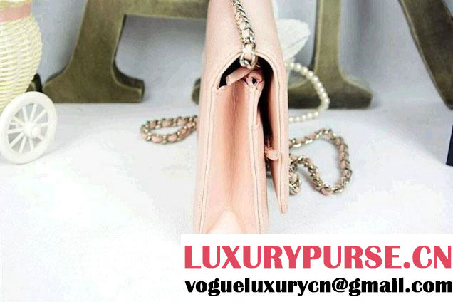 Chanel Timeless CC Wallet On Chain WOC Bag Pink