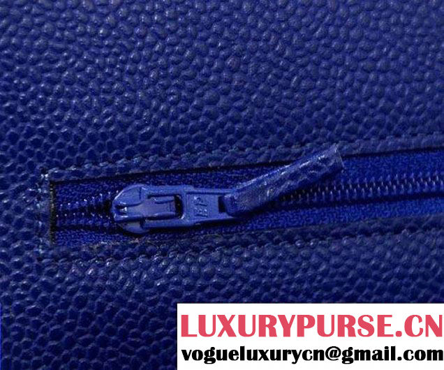 Chanel Timeless CC Wallet On Chain WOC Bag Royal Blue