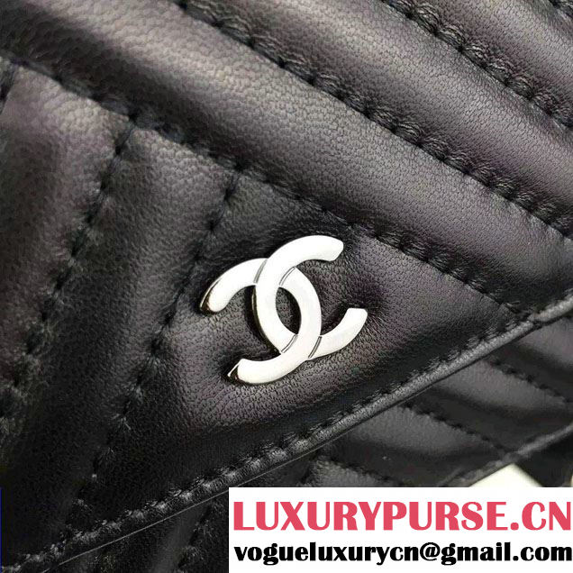 Chanel Quilting Lambskin Wallet On Chain WOC Bag Black 2015/2016