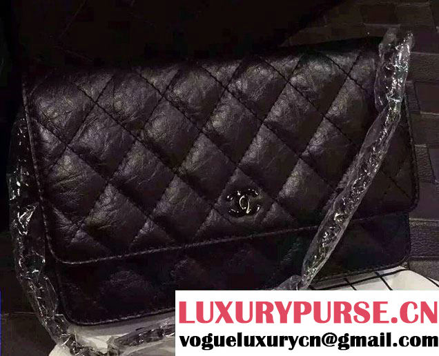 Chanel Wallet On Chain WOC Bag So Black 2016