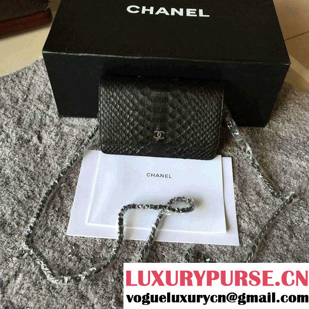 Chanel Python Wallet On Chain WOC Bag 2016