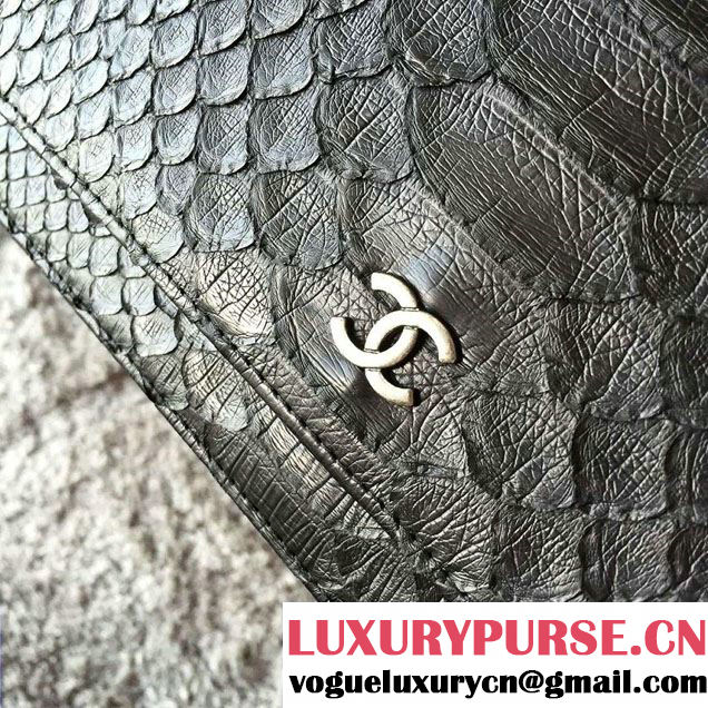 Chanel Python Wallet On Chain WOC Bag 2016