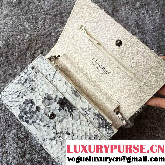Chanel Python Wallet On Chain WOC Bag 2016