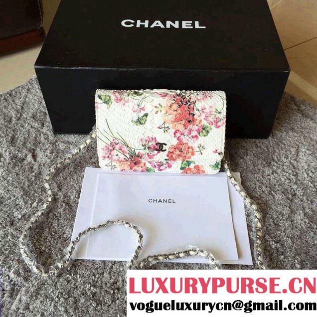 Chanel Python Wallet On Chain WOC Bag 2016