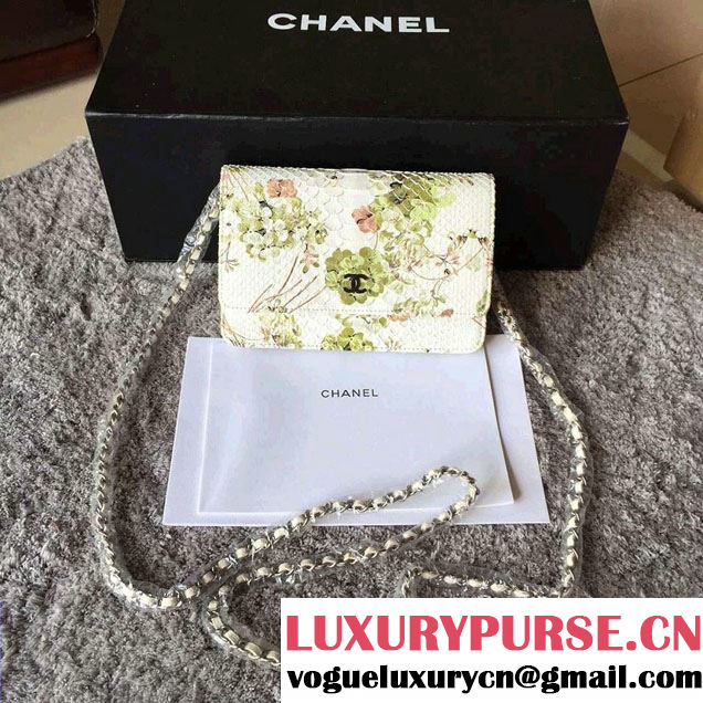 Chanel Python Wallet On Chain WOC Bag 2016