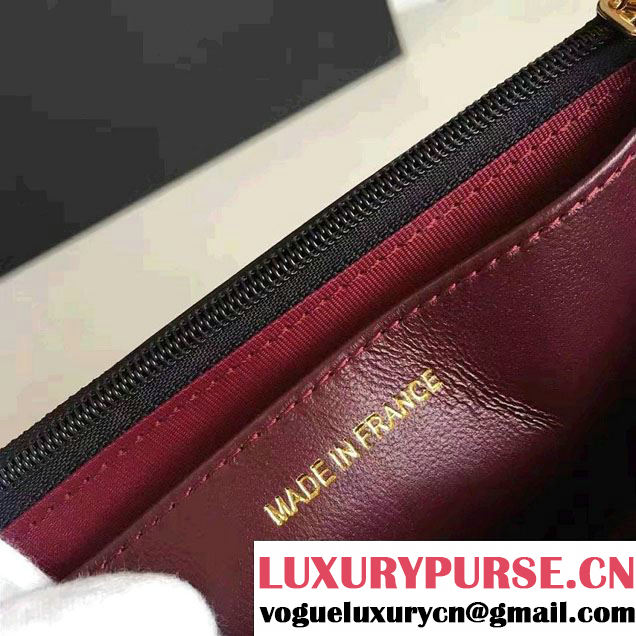 Chanel Python and Calfskin Wallet On Chain WOC Bag Bronze/Black 2016