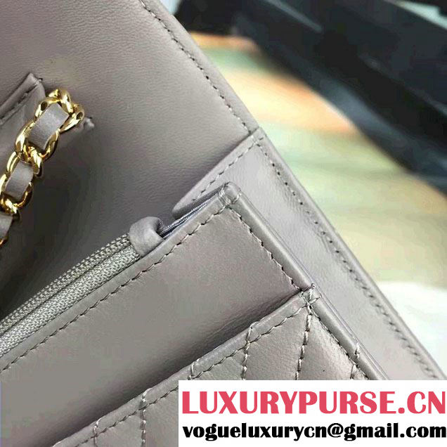 Chanel Quilting Chevron Wallet On Chain WOC Bag