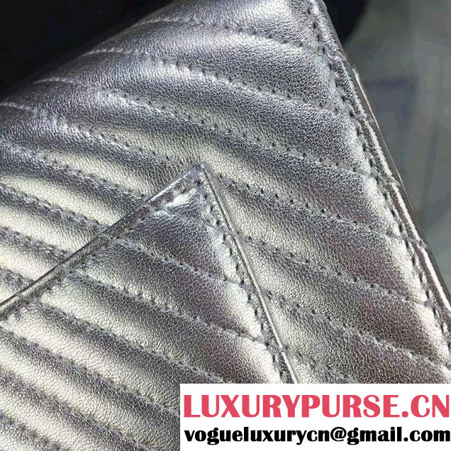 Chanel Quilting Chevron Wallet On Chain WOC Bag